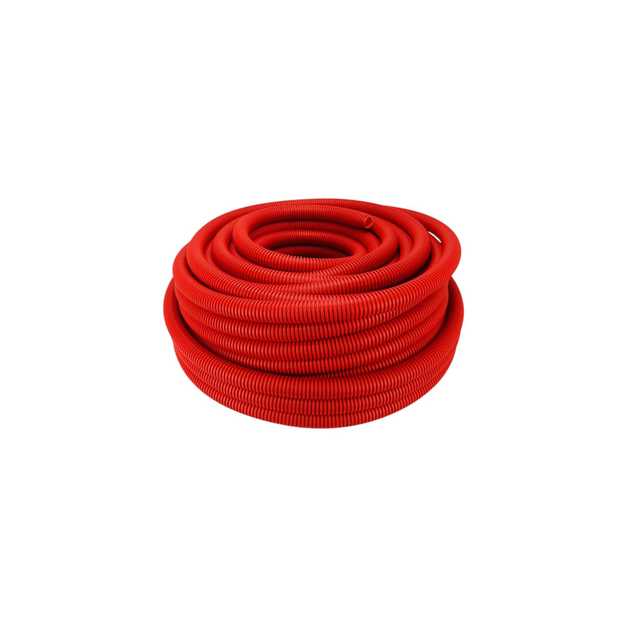 Poliflex Rojo Extra Resistente Residencial con Guía de 1 Pulgada Rollo de 50 m P-PRG32-050