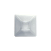 Base Adherible Argos para Cinchos de Nylon, 28x28mm, Natural (Bolsa 100 pz)