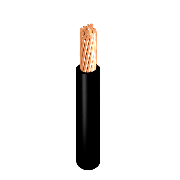 Cable de Cobre Argos THHW-LS, Calibre 4 AWG, Negro (Fase), Rollo 100 m