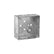 Caja Cuadrada Soldada Crouse Hinds 4x4 x 1 1/2 pulg Acero Reforzado