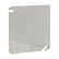 Tapa Plana Ciega de Acero Crouse-Hinds (Eaton) 4x4 pulg