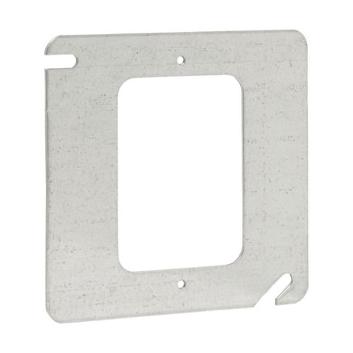 Tapa Plana de Acero Crouse Hinds 4x4 para 1 Dispositivo