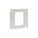 Tapa Plana de Acero Crouse Hinds 4x4 para 1 Dispositivo