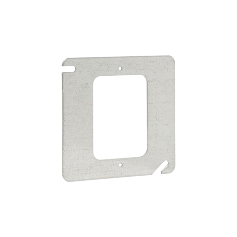 Tapa Plana de Acero Crouse Hinds 4x4 para 1 Dispositivo