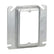 Tapa Realzada de Acero Crouse Hinds 4x4 con Levante 1/4 pulg