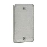 Tapa Plana Ciega de Acero Crouse Hinds 4x2 1/8 pulg para Handy Box