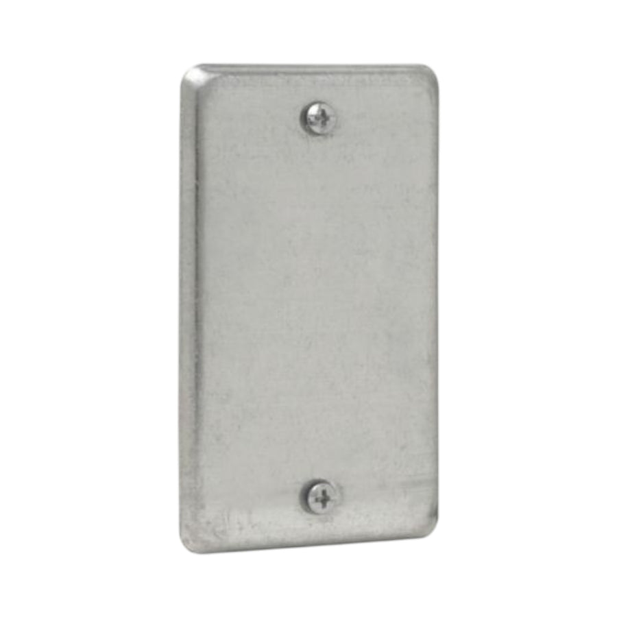 Tapa Plana Ciega de Acero Crouse Hinds 4x2 1/8 pulg para Handy Box