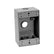 Caja Rectangular de Aluminio Crouse Hinds 1 Gang 3 Salidas 3/4 pulg