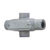 Cuerpo Condulet Crouse Hinds Domex Tipo X de Aluminio 1 1/2 pulg (con Tapa y Empaque) - imagen 3
