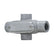 Cuerpo Condulet Crouse Hinds Domex Tipo X de Aluminio 1 1/2 pulg (con Tapa y Empaque) - imagen 3