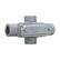 Cuerpo Condulet Crouse Hinds Domex Tipo X de Aluminio 1 1/2 pulg (con Tapa y Empaque) - imagen 2