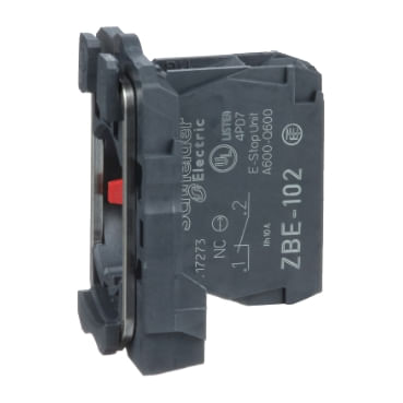 Bloque de Contacto Schneider Electric Harmony ZB5, 1 Contacto NC (Normalmente Cerrado)