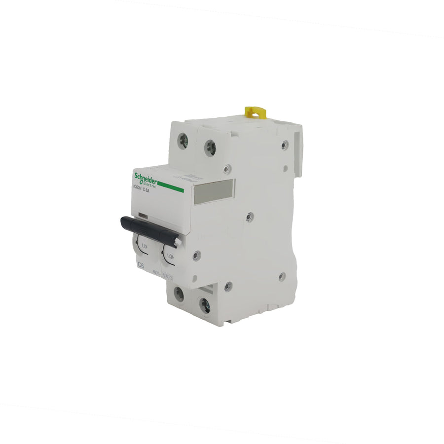 Interruptor Termomagnético Schneider Acti 9 iC60N 2P 6A Curva C