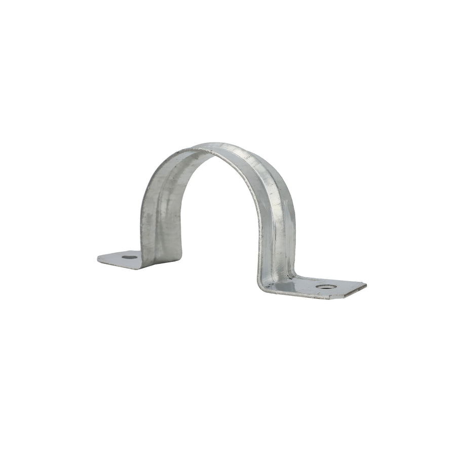 Abrazadera Omega Argos 4 pulg para Tubo Rígido, Acero al Carbón Galvanizado Cal. 12