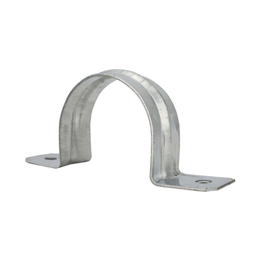 Abrazadera Omega Argos 4 pulg para Tubo Rígido, Acero al Carbón Galvanizado Cal. 12