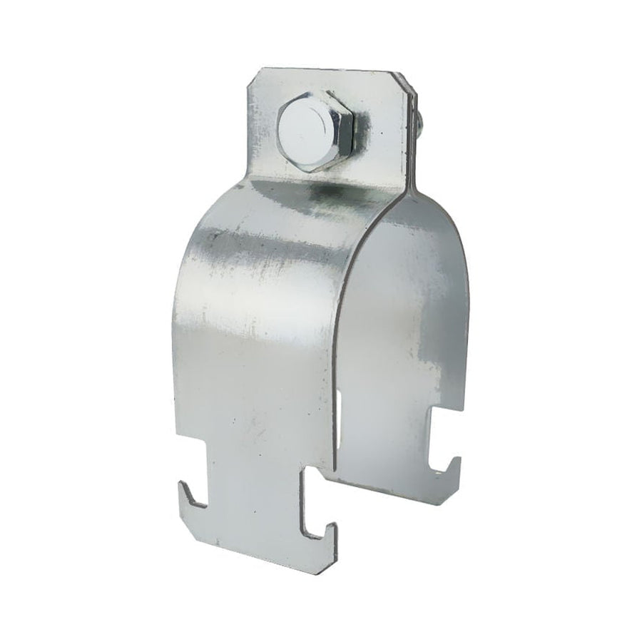 Abrazadera Tipo Riel Argos para Tubo Rígido de 1 1/2 pulg, Acero Galvanizado