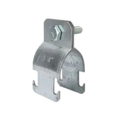 Abrazadera Tipo Riel Argos para Tubo Rígido de 3/4 pulg, Acero Galvanizado