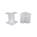 Angulo Interno para Canaleta 100x45 mm Blanco