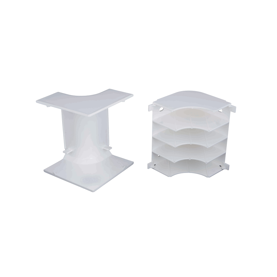 Angulo Interno para Canaleta 100x45 mm Blanco