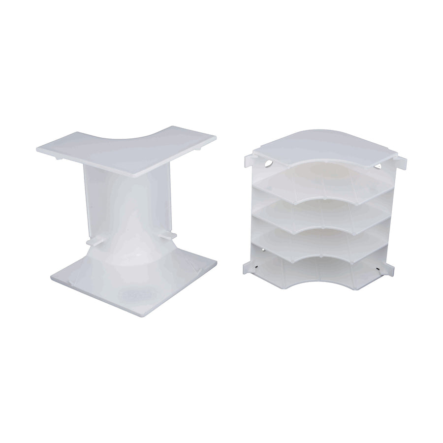 Angulo Interno para Canaleta 100x45 mm Blanco