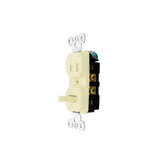 Apagador con Contacto Argos, 15A 125V, Polarizado, Línea Italiana Color Marfil - imagen 3