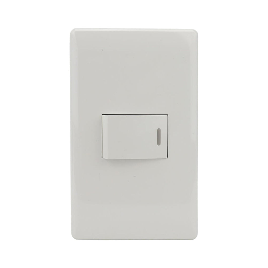 Placa Sanelec Línea Italia con Apagador Sencillo 127V | SE344465