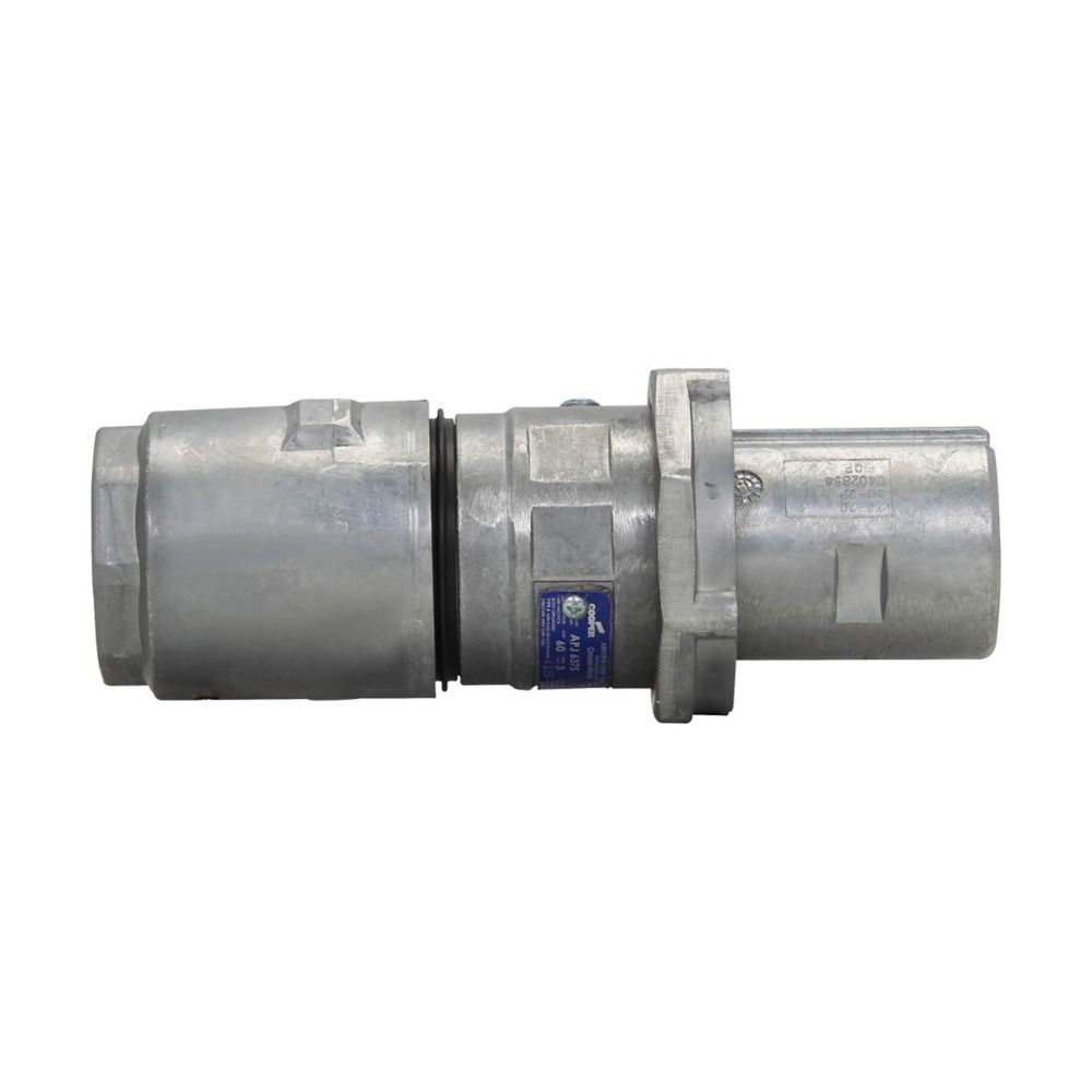 Clavija industrial Arktite APJ Crouse-Hinds 60A, vista lateral
