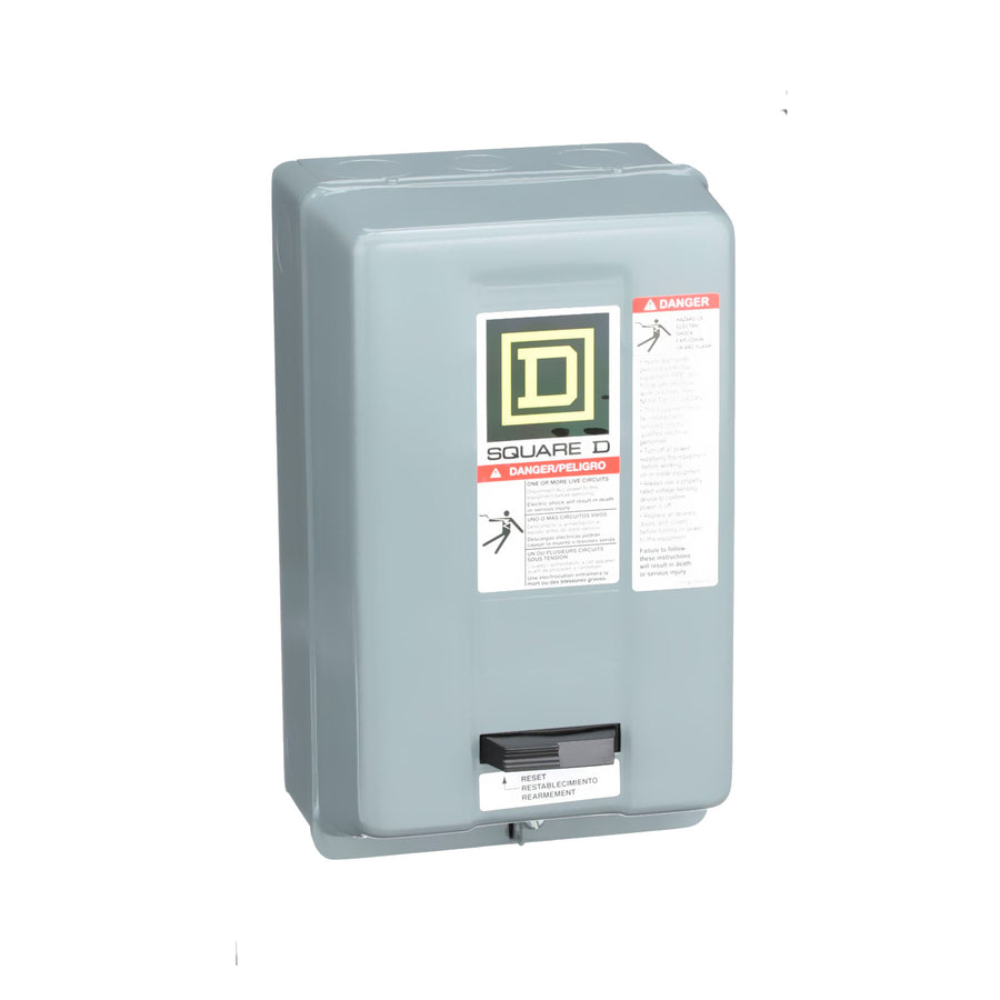 Arrancador para motor 9A 2 polos 240V con gabinete NEMA 1