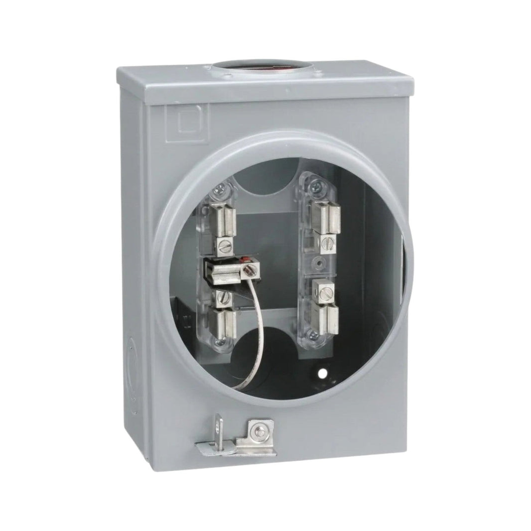 Base de Medidor Schneider Electric Square D, 1 Fase, 5 Mordazas, 100A