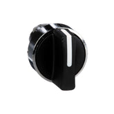 Cabezal Selector Schneider Harmony XB4 de 3 Posiciones, Diámetro 22mm, Negro