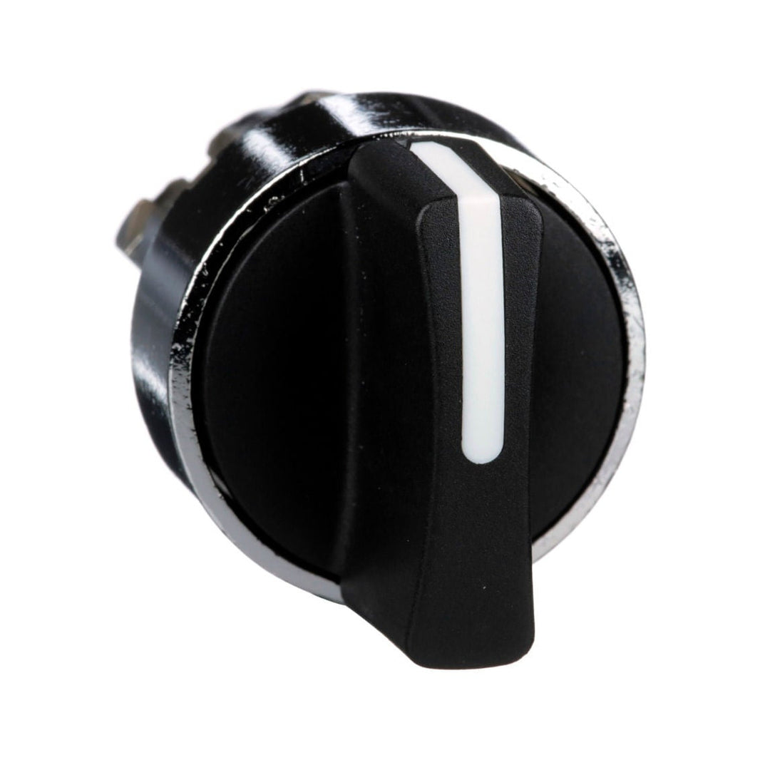 Cabeza para Selector Schneider Electric Harmony ZB4BD2, 2 Posiciones, Mango Estándar, Negro, 22 mm