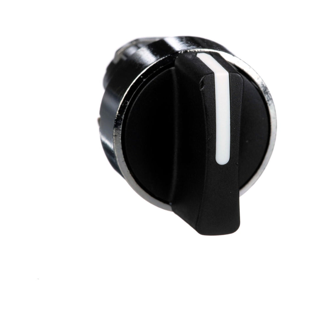 Cabezal Selector Schneider Harmony XB4 de 3 Posiciones, Diámetro 22mm, Negro