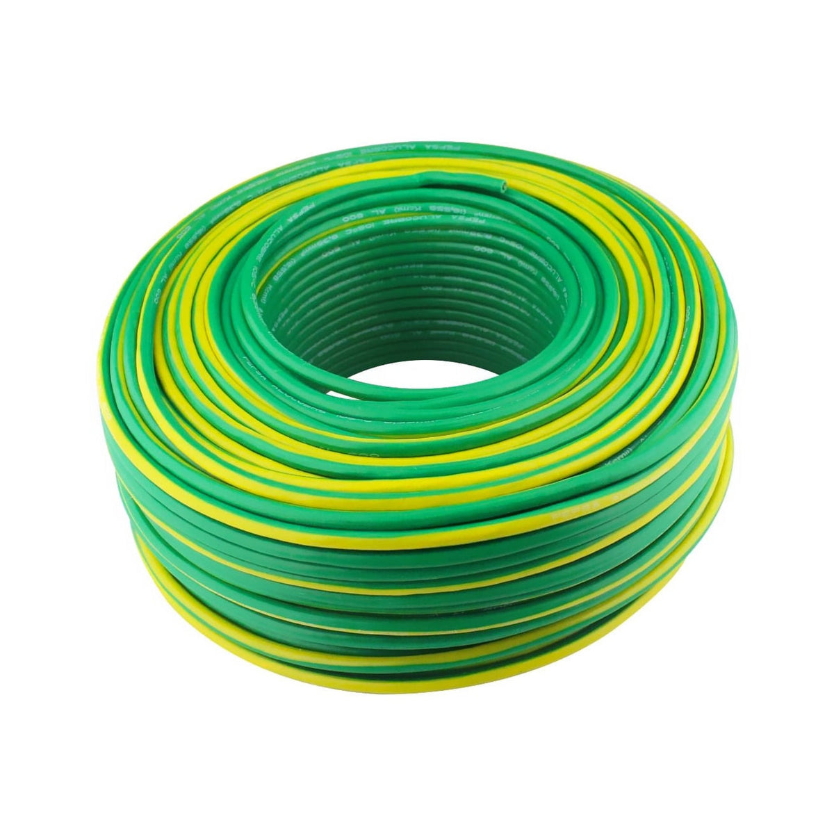 Cable de Cobre Santul Calibre 8 AWG THW-LS, Verde (Tierra), Rollo 100m