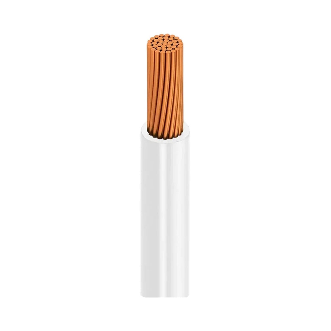 Cable de Cobre Argos THHW-LS, Calibre 2 AWG, Blanco (Neutro), Rollo 100 m