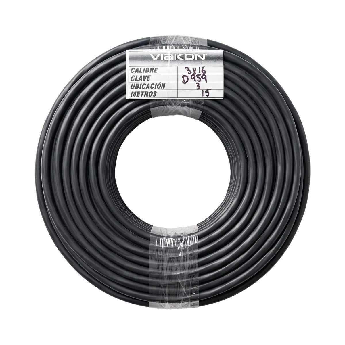 Cable Control Ls Tc PVC + PVC 3x16 AWG