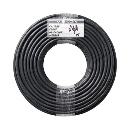 Cable Control Ls Tc PVC + PVC 3x16 AWG