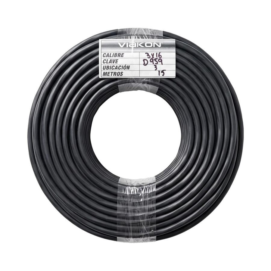 Cable Control Ls Tc PVC + PVC 3x16 AWG