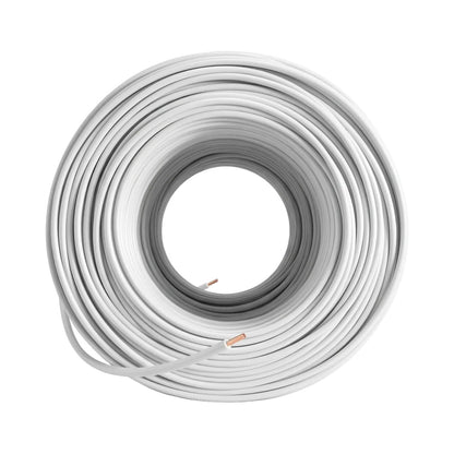 Cable de Cobre Viakon Calibre 8 AWG THW-LS, Blanco, Rollo 100m, 600V