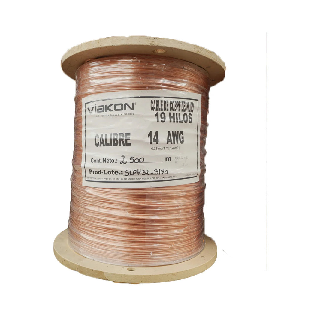 Cable de Cobre Desnudo Calibre 14 2500 m