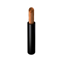 Cable de Cobre Viakon Calibre 1/0 AWG THW-LS, Negro, Rollo 100m, 600V
