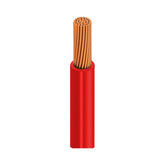 Cable de Cobre Viakon Calibre 10 AWG THW-LS, Rojo, Rollo 100m, 600V