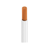 Cable de Cobre Viakon Tipo THW-LS Calibre 12 Rollo de 100 m Color Blanco SLX574