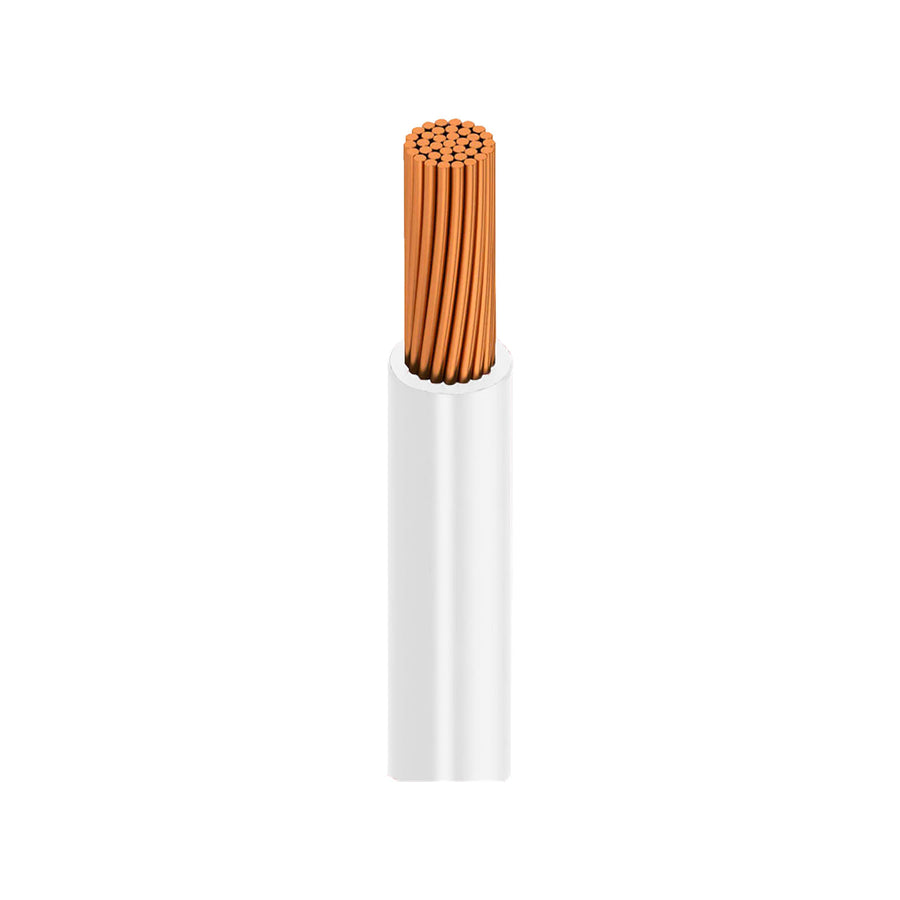 Cable de Cobre Viakon Tipo THW-LS Calibre 14 Rollo de 100 m Color Blanco SLX564