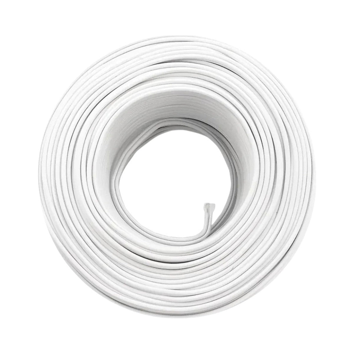 Cable Dúplex Flexible Argos SPT, Calibre 16 AWG, Blanco, Rollo de 100 m