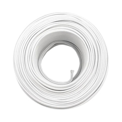 Cable Dúplex Flexible Argos SPT, Calibre 16 AWG, Blanco, Rollo de 100 m