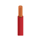 Cable de Cobre Argos Tipo THW-LS Calibre 14 Rollo de 100 m Color Rojo 1100141