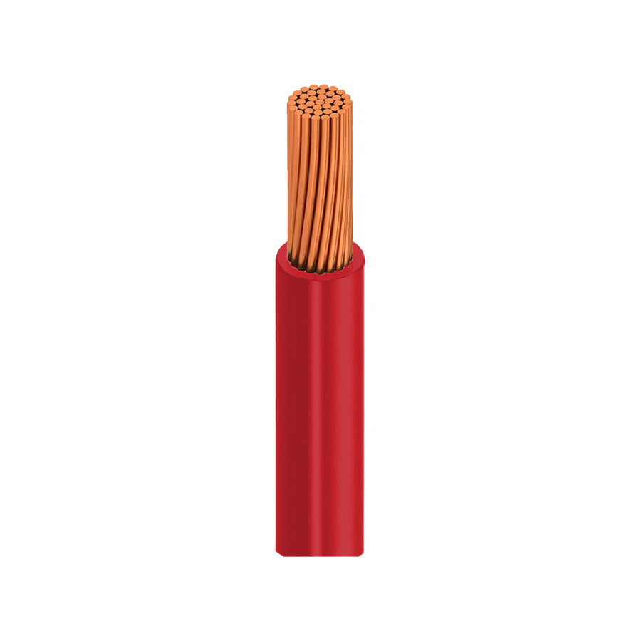 Cable de Cobre Argos Tipo THW-LS Calibre 14 Rollo de 100 m Color Rojo 1100141
