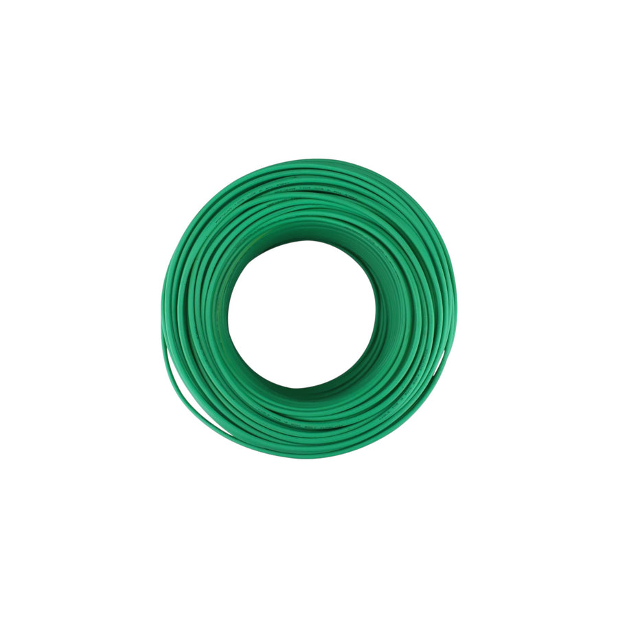 Cable de Cobre Santul Calibre 14 AWG THW-LS, Verde (Tierra), Rollo 100m