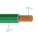 Cable de Cobre Viakon Calibre 10 AWG THW-LS, Verde (Tierra), Rollo 100m, 600V - imagen 2