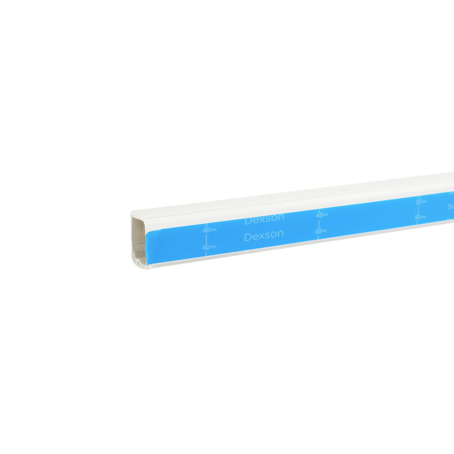 Canaleta Schneider Electric, 20x12 mm, de 2 m, con Adhesivo y Retenedor, Blanca